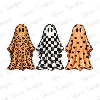 Leopard Checkered Polka Dotted Ghosts