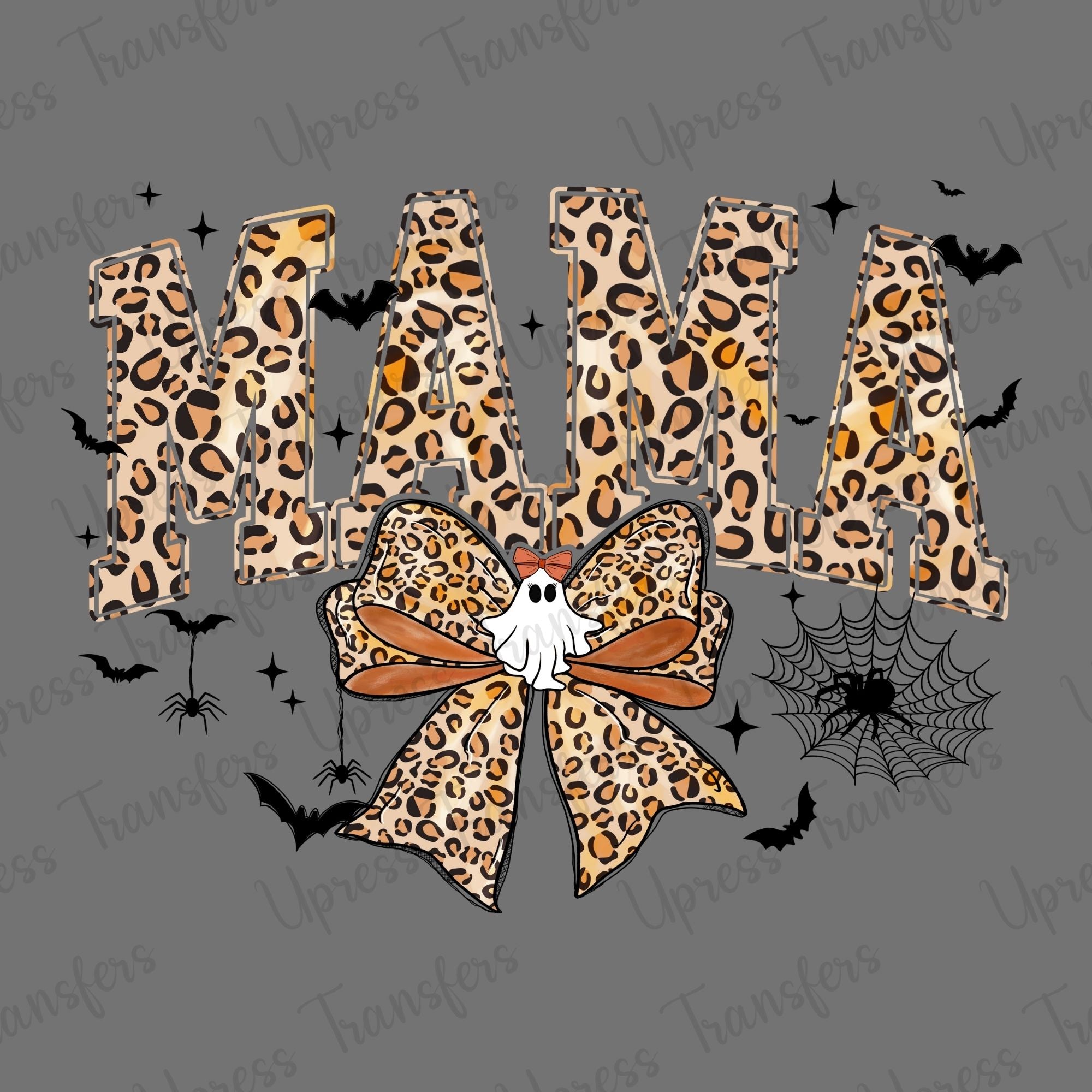 Leopard Cream Halloween Mama