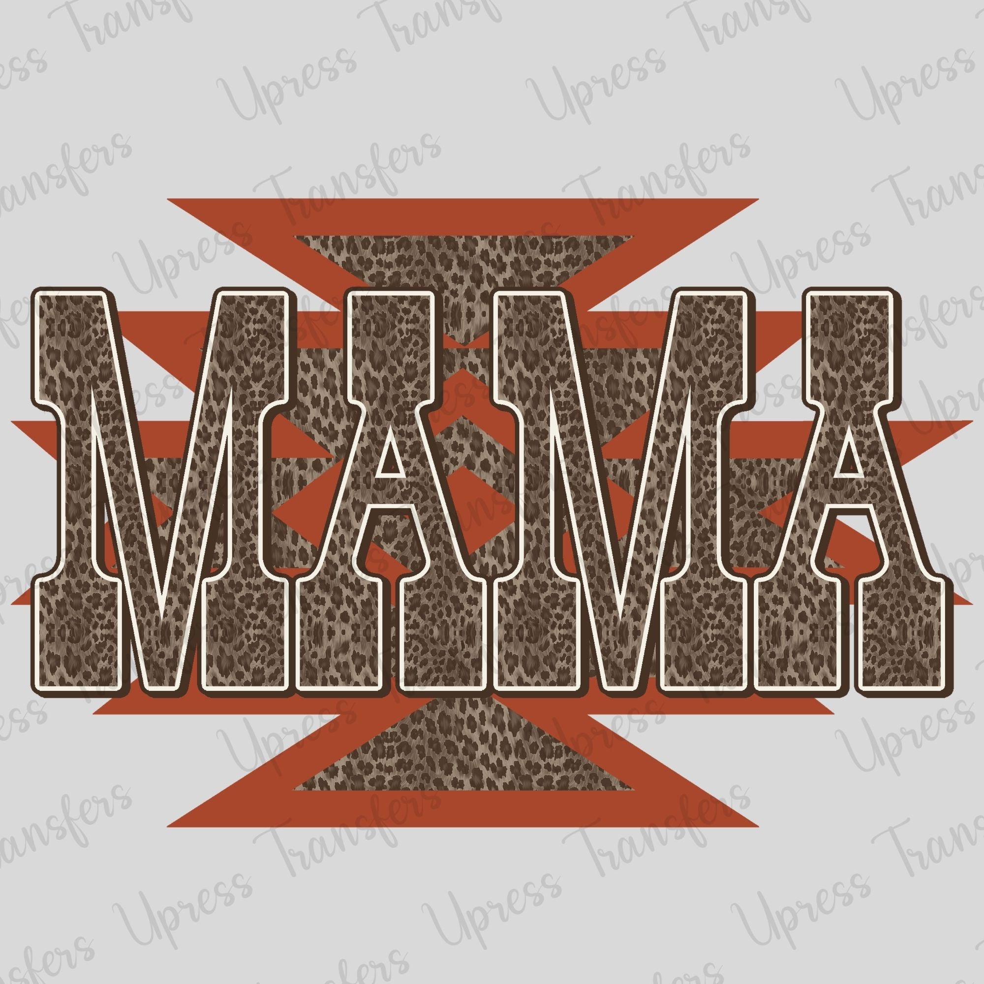 Leopard Distressed Mama Aztec