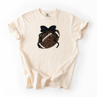 Leopard Football Black Bow