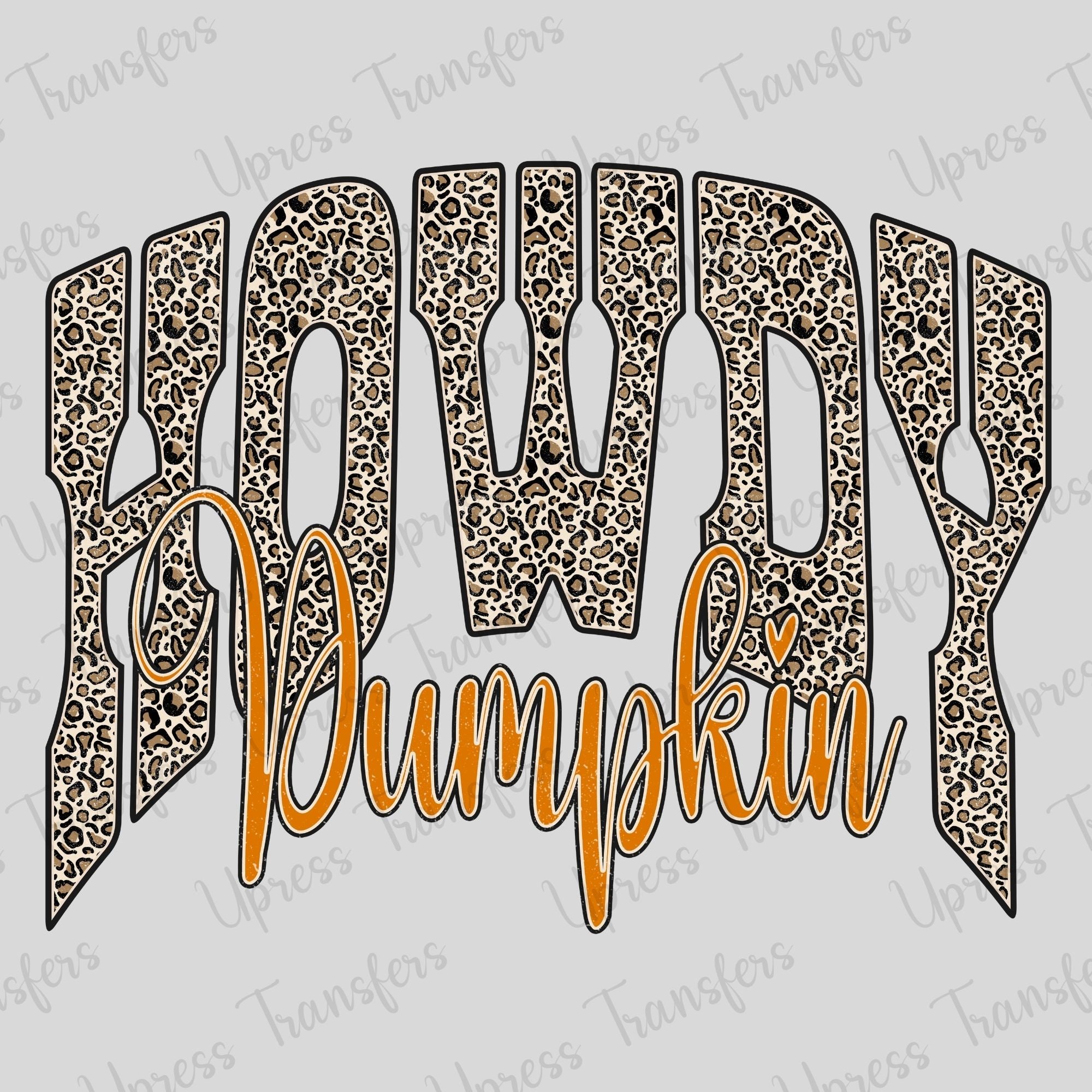 Leopard Howdy Pumpkin