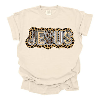 Leopard Jesus Rhinestone