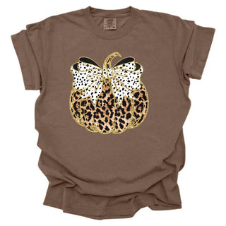 Leopard Pumpkin and Dalmatian Bow