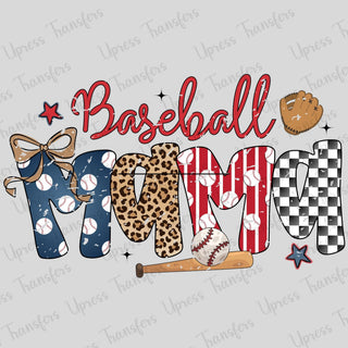 Leopard and Checkered Mom