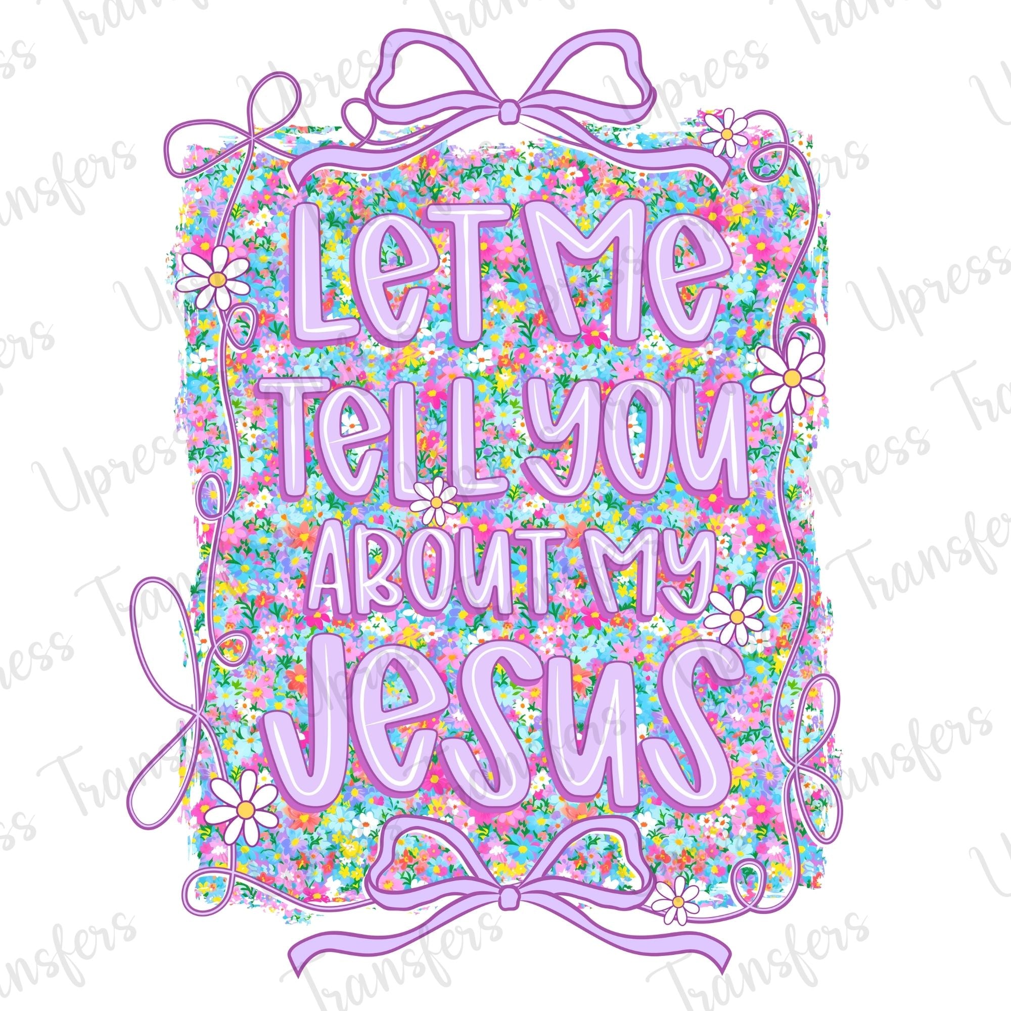 Let Me Tell You Floral Purple
