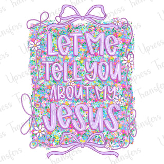 Let Me Tell You Floral Purple