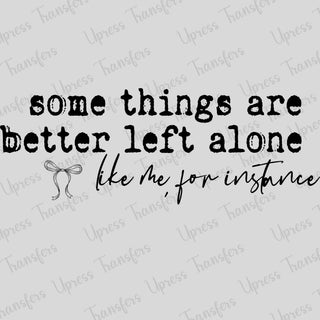 Like me, For Instance