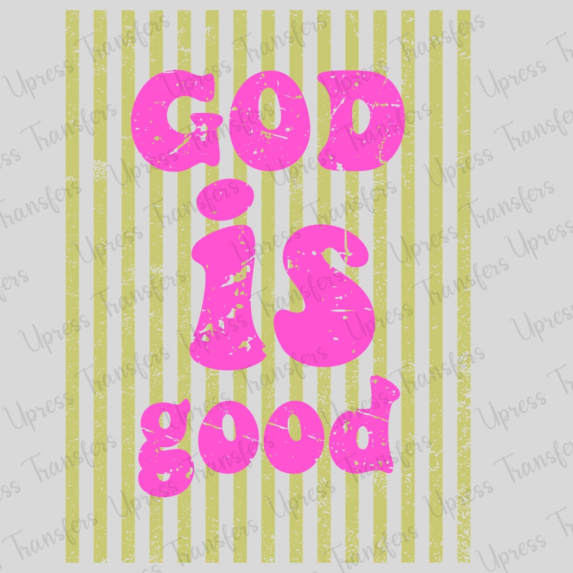 Lime Green And Pink God Is Good