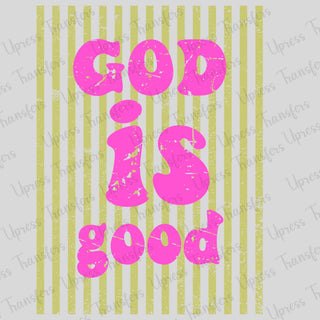 Lime Green And Pink God Is Good