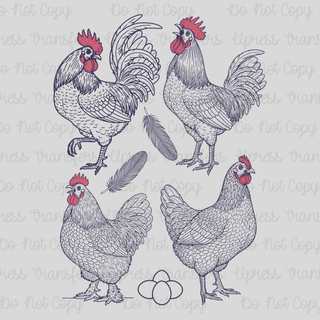 Linework Chicken