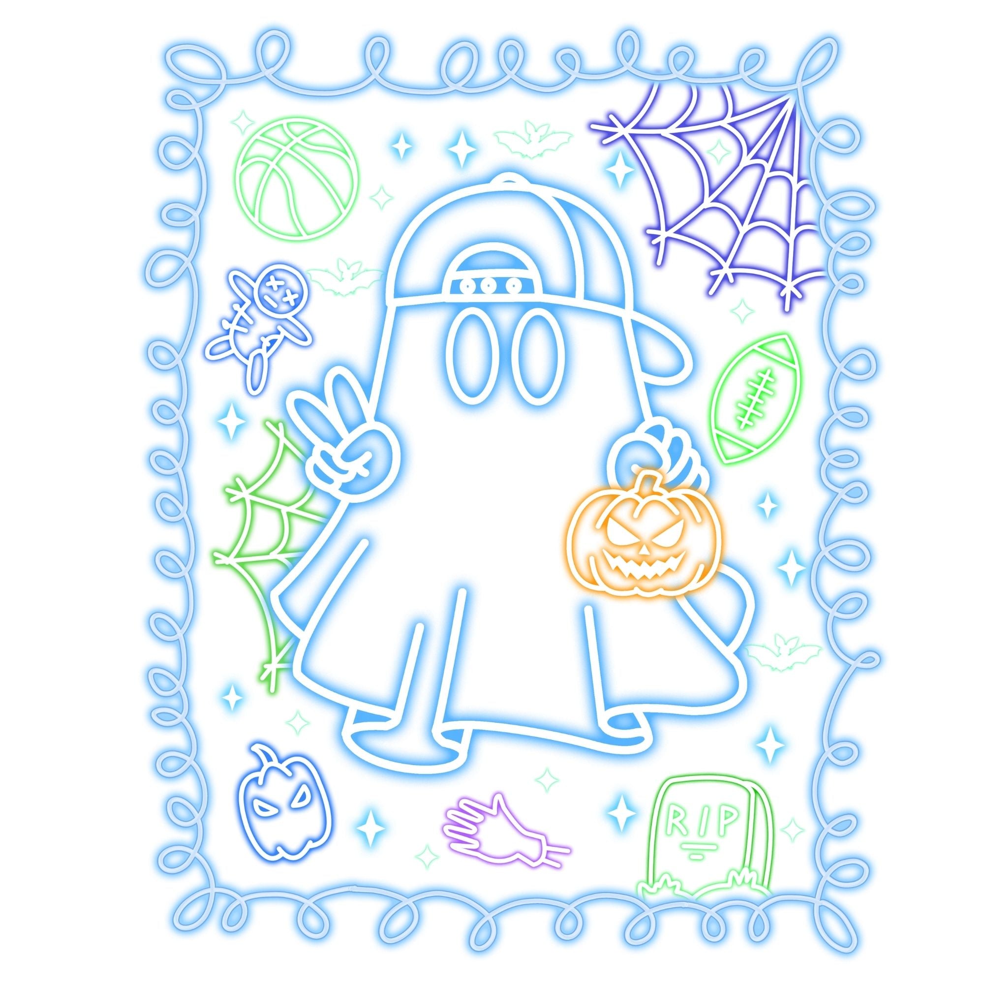 Little Boy Neon Ghost