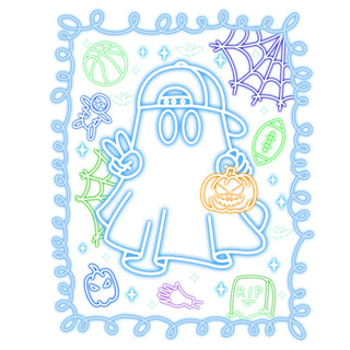 Little Boy Neon Ghost