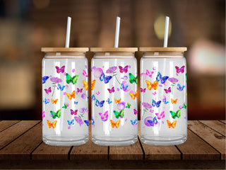 Little Neon Butterflies 16 Oz Wrap