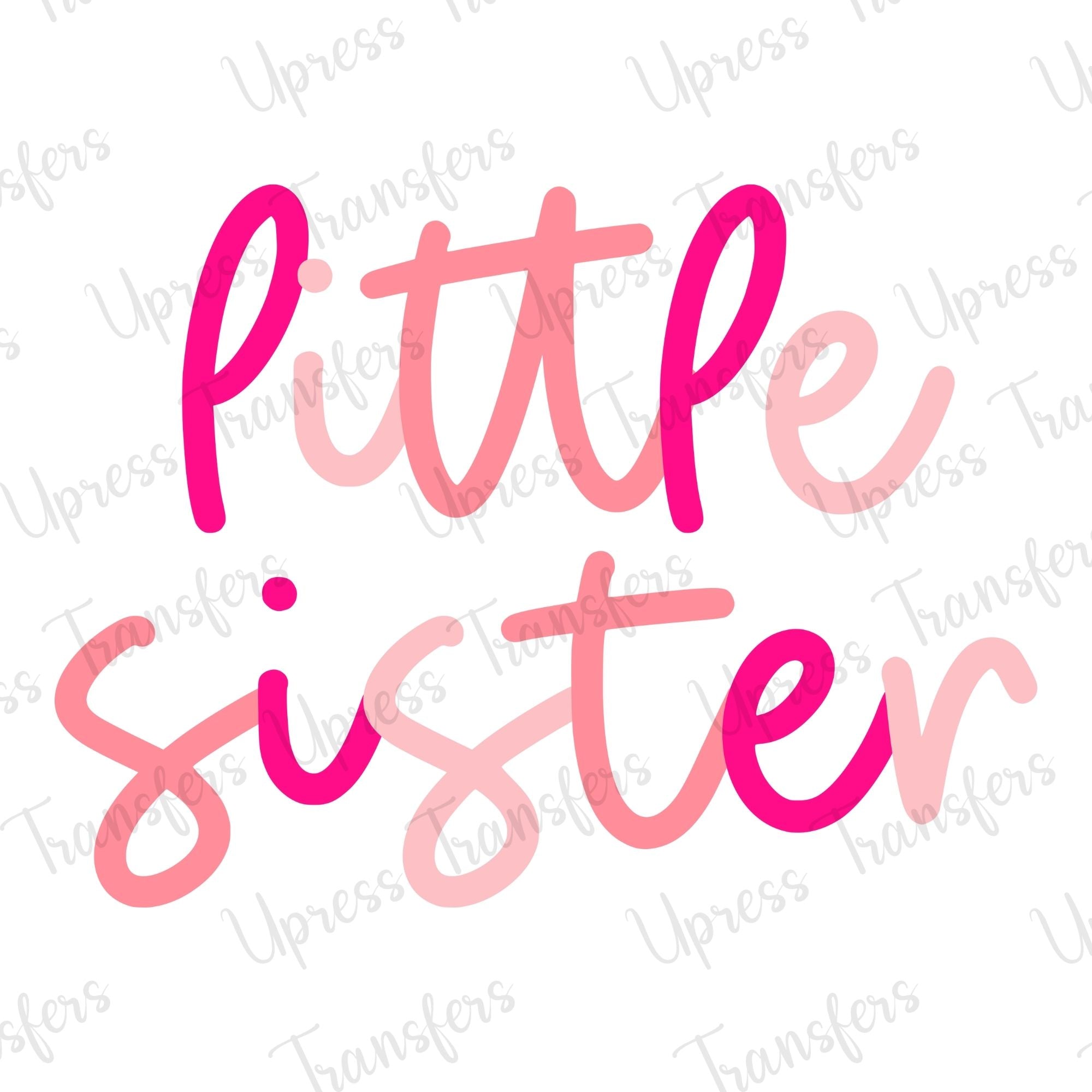 Little Sister Pink Script