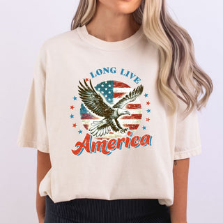 Long Live America Flag Eagle