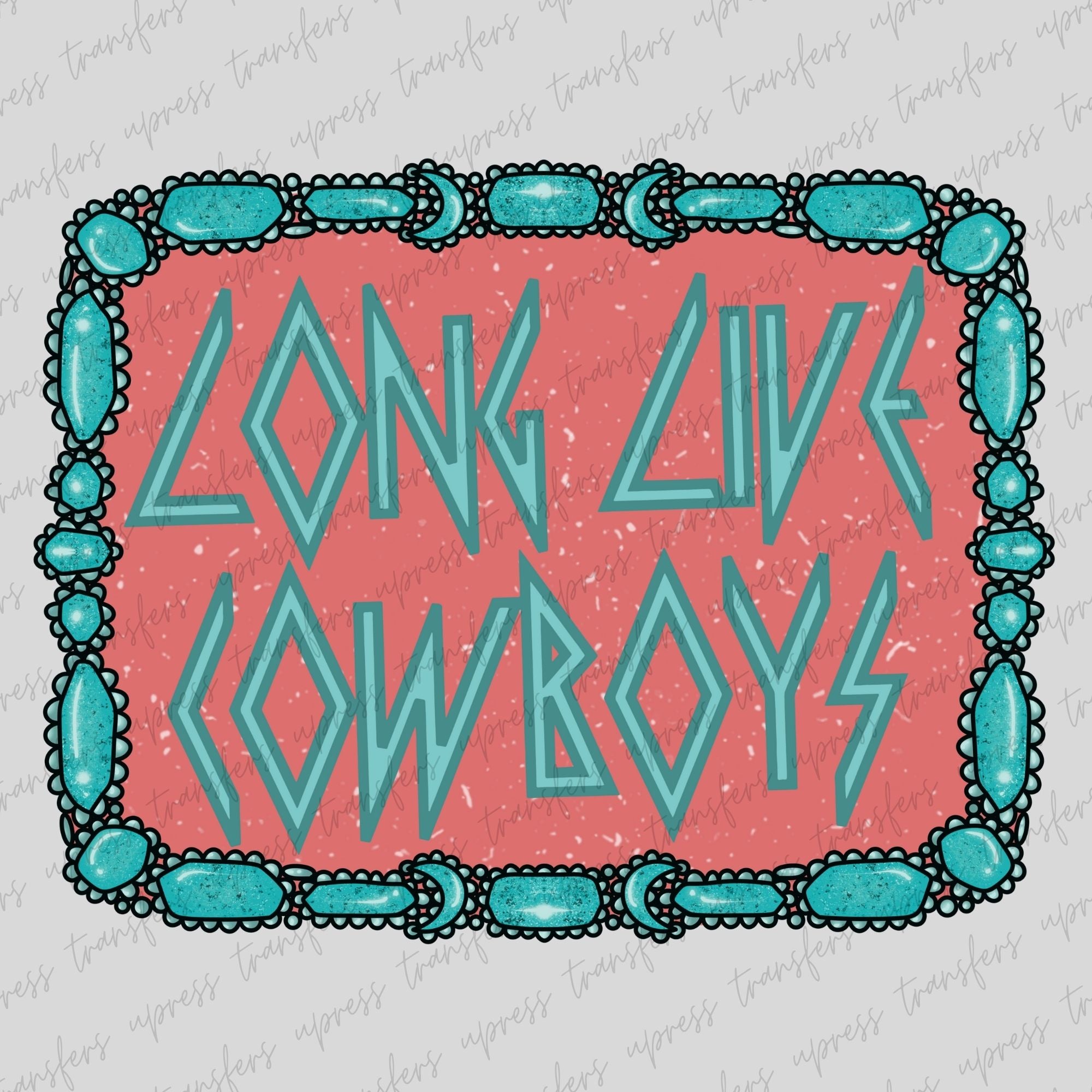 Long Live Cowboys Jeweled Frame