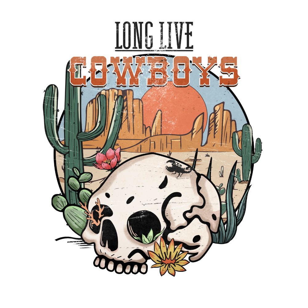 Long Live Cowboys Western – U Press Transfers