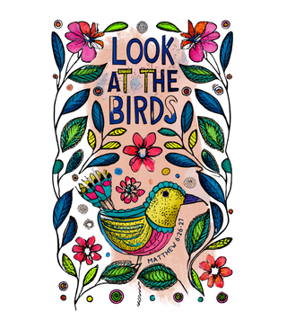 Look At The Birds Floral