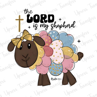 Lord Is My Shepherd Colorful Sheep
