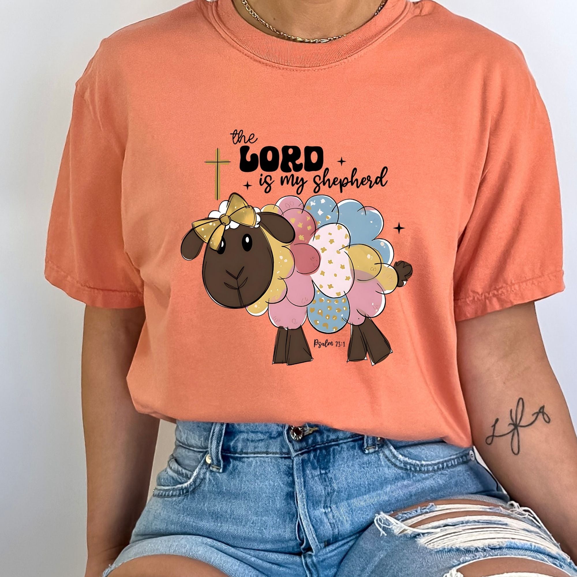 Lord Is My Shepherd Colorful Sheep