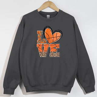 Love Faux Basketball Heart