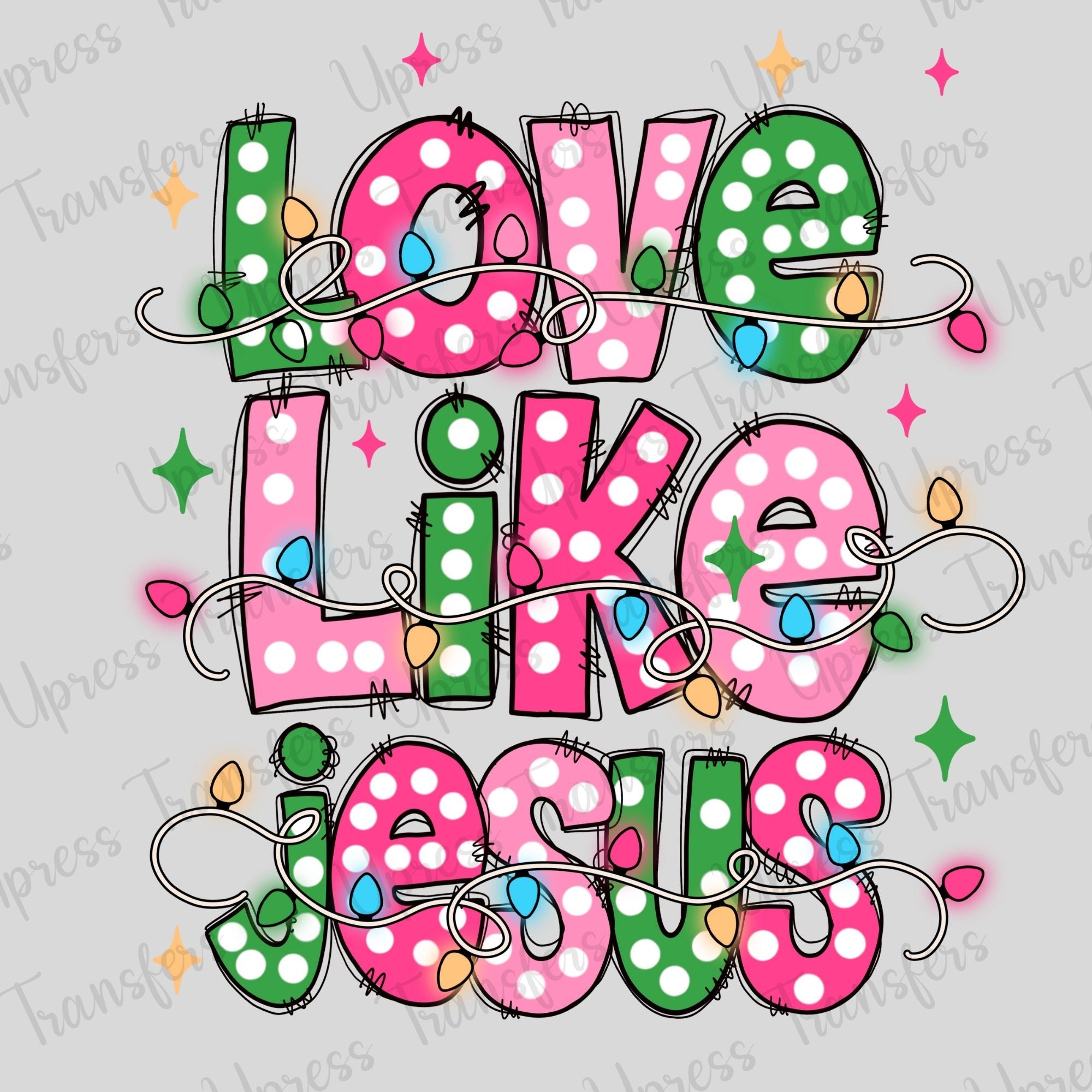 Love Like Jesus Polka Dots