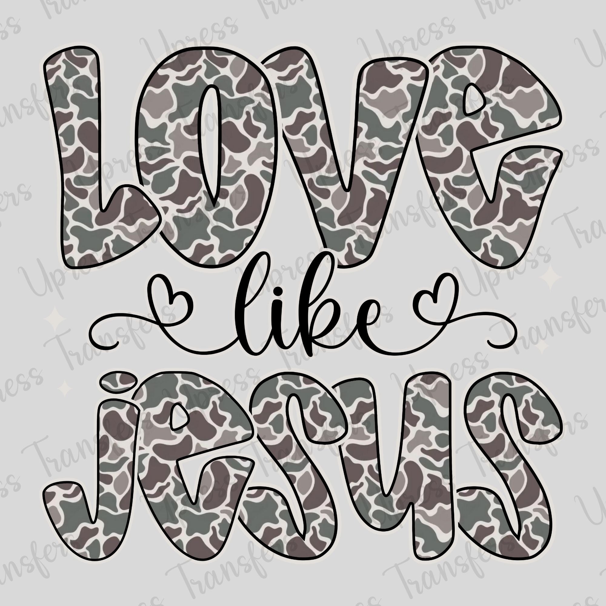 Love Like Jesus Soft Camo