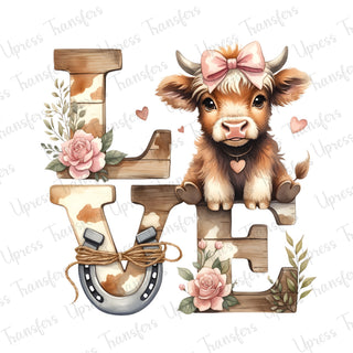 Love Stacked Highland Cow