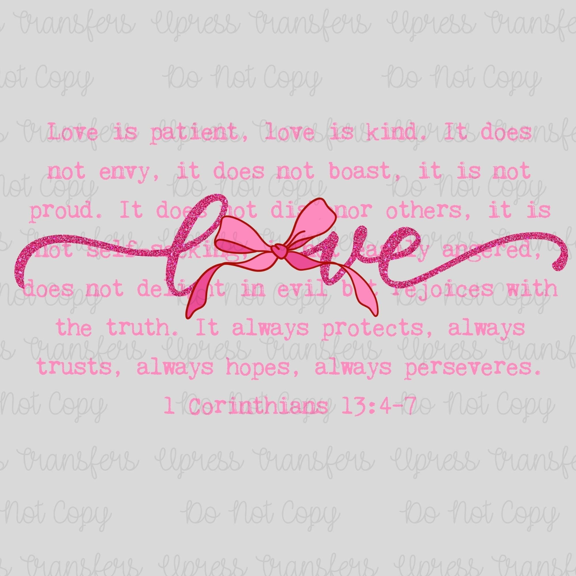 Love Words Pink