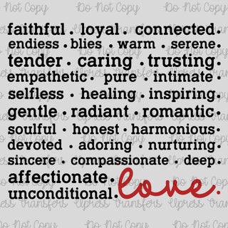Love Words Typewriter