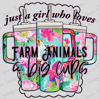 Loves Farm Animals