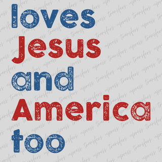 Loves Jesus and America Too Distressed