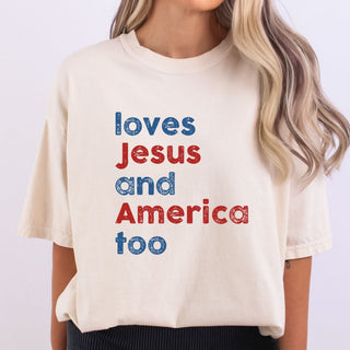 Loves Jesus and America Too Distressed