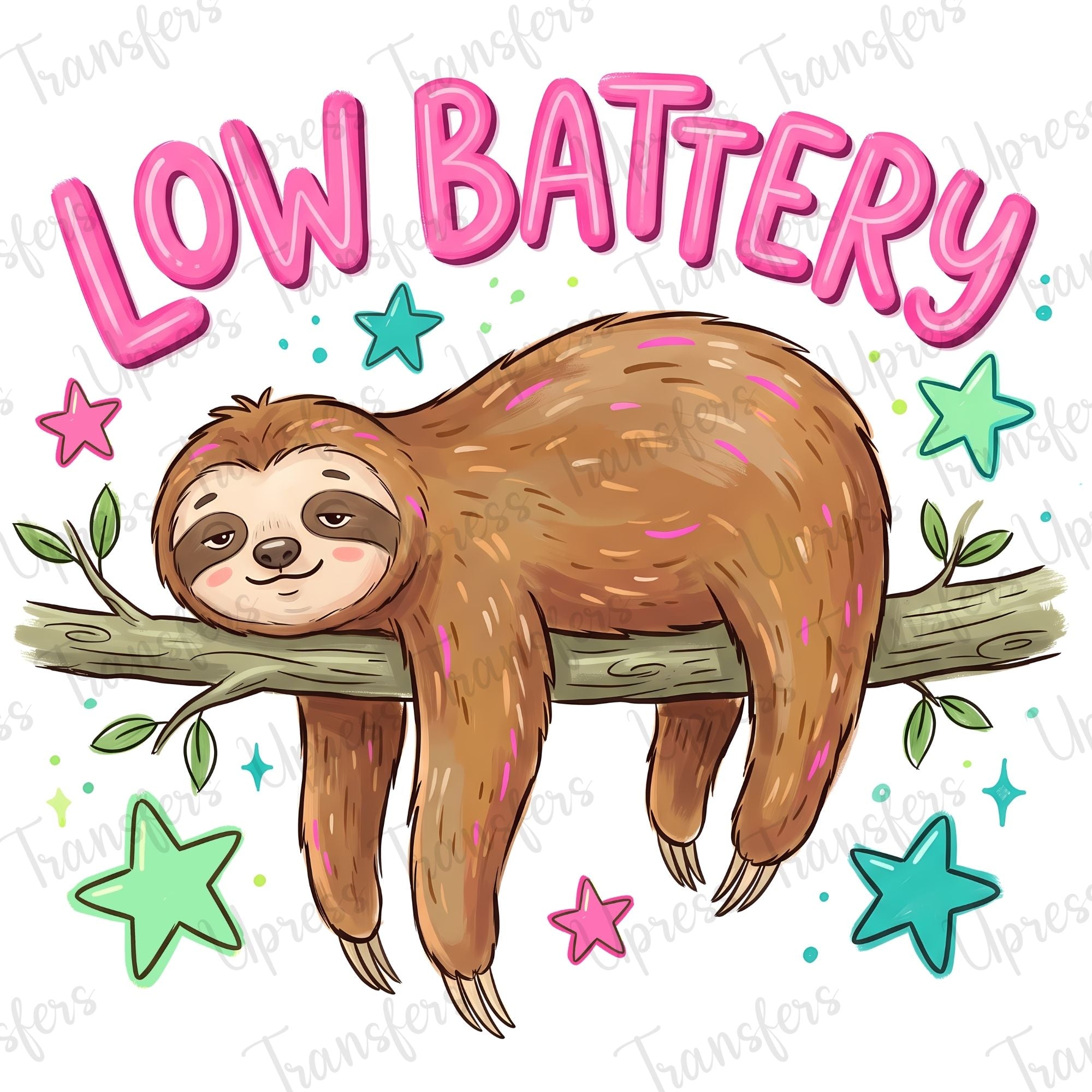 Low Battery Cozy Sloth
