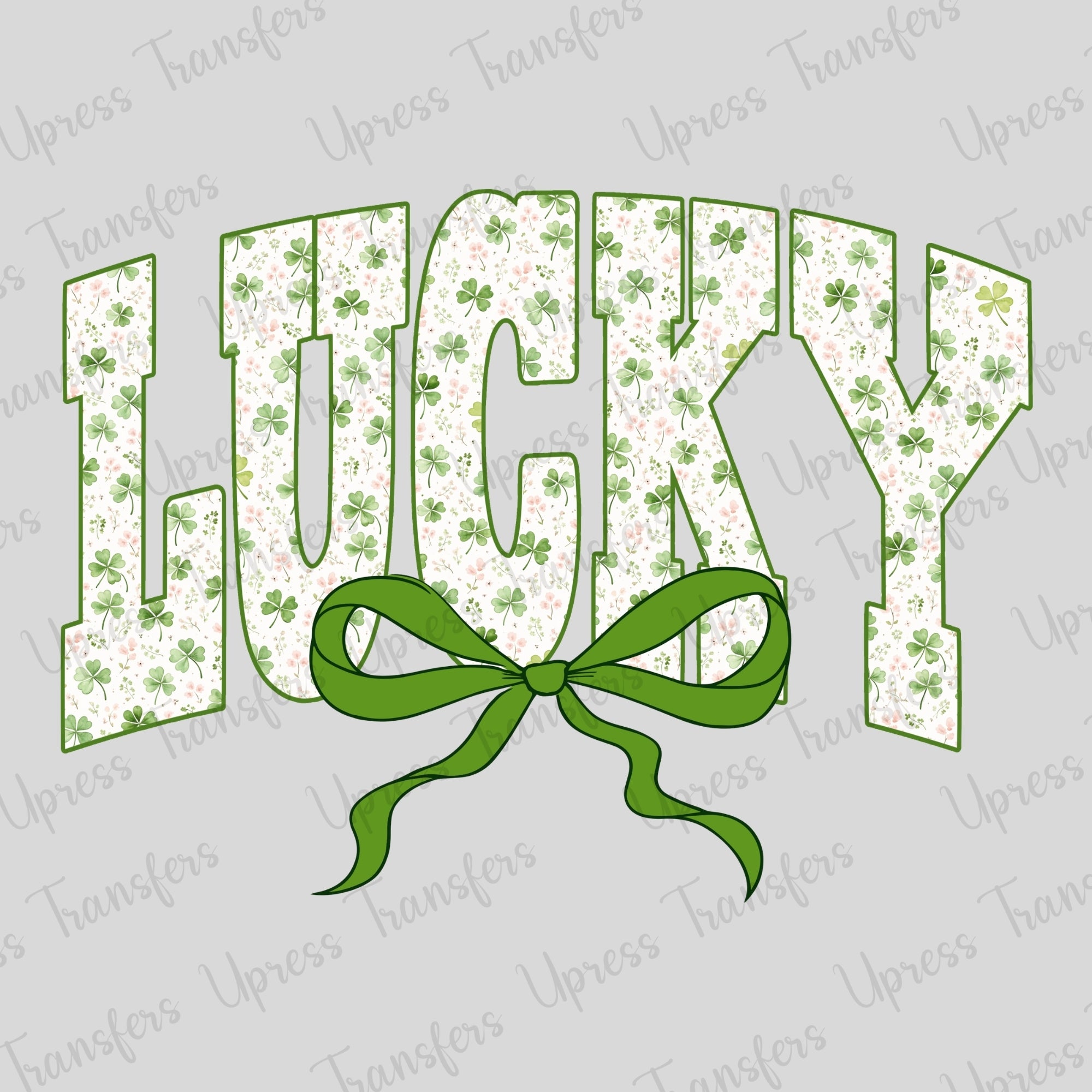 Lucky Simple Clover Pattern Coquette