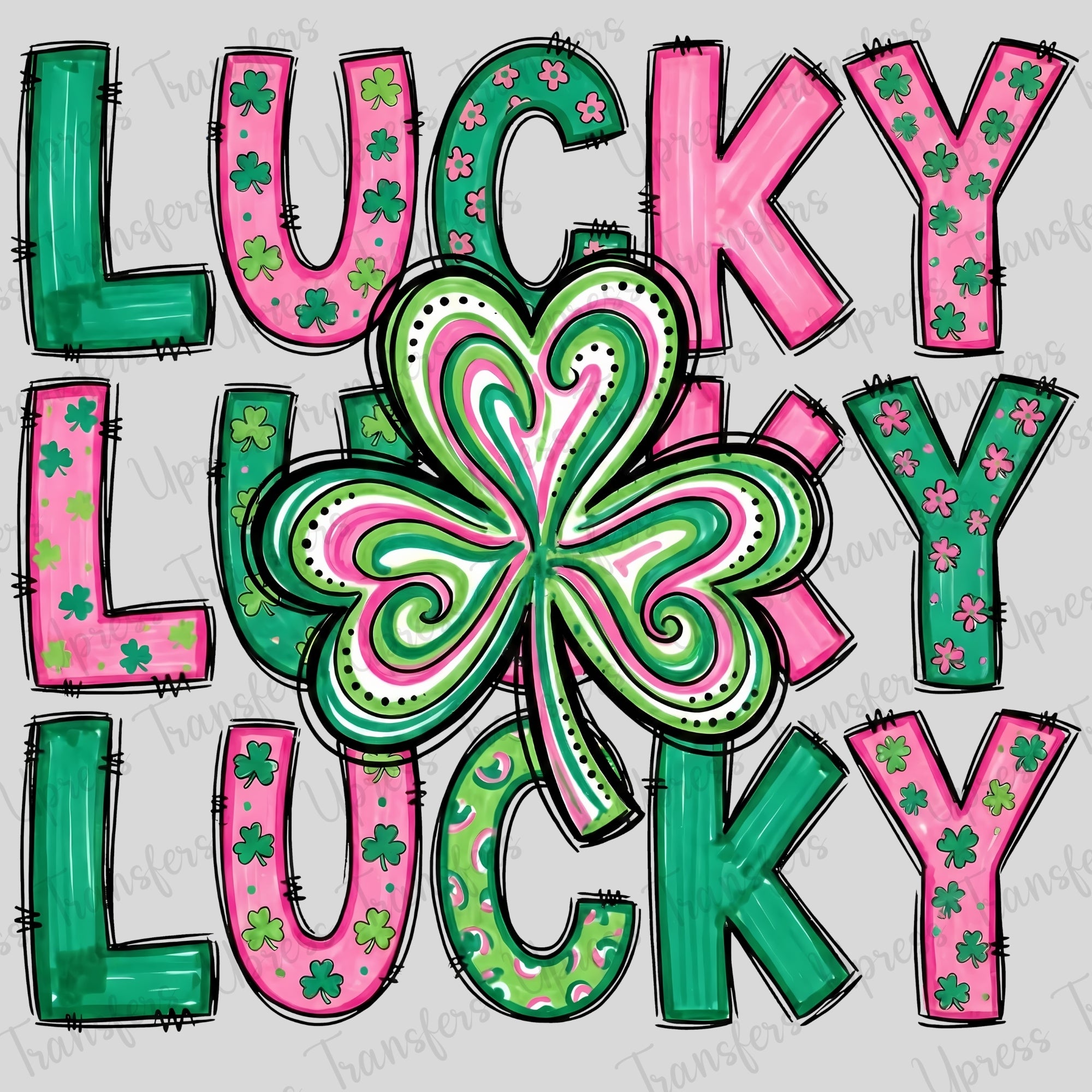 Lucky Stacked Pink