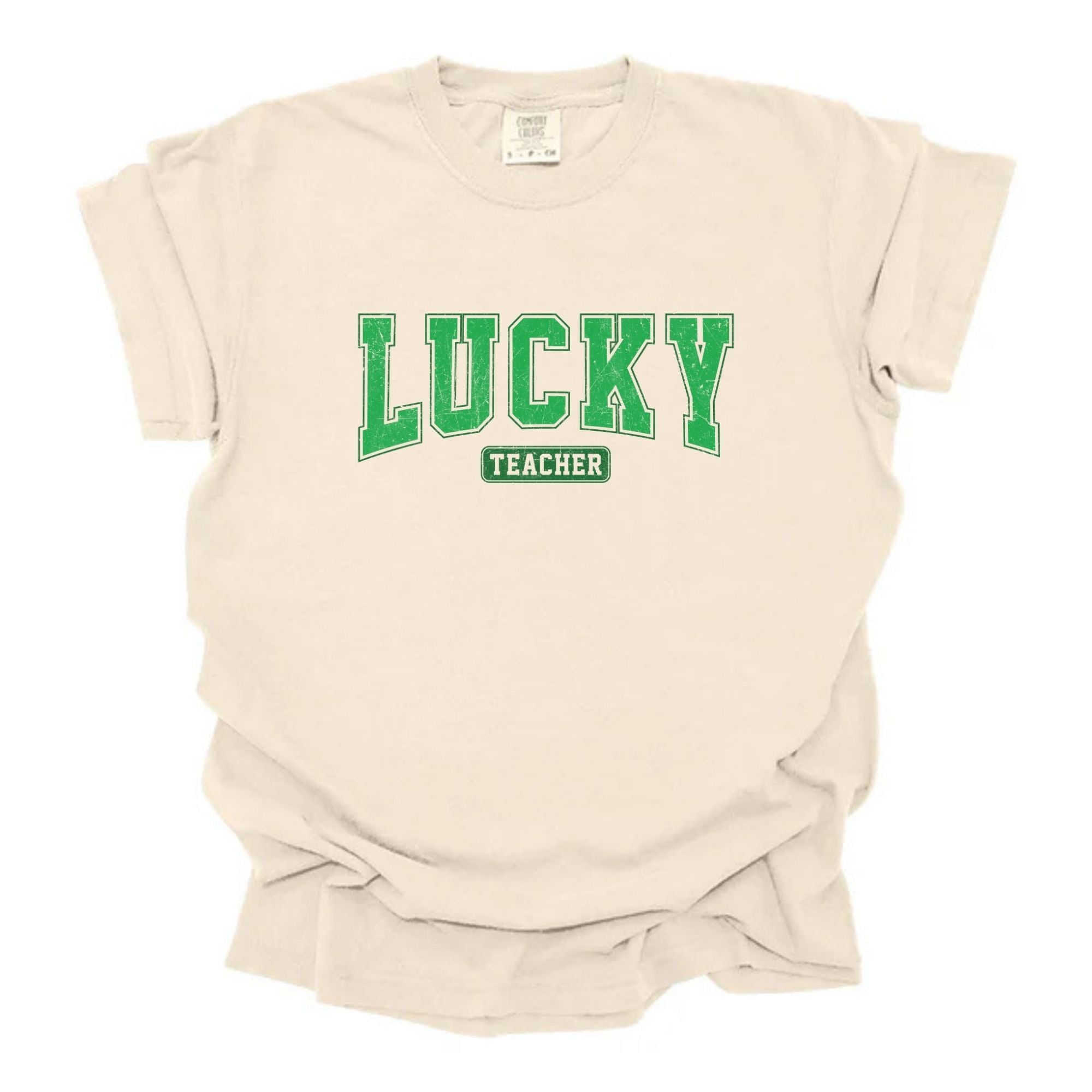 Lucky Teacher Distressed Varsity