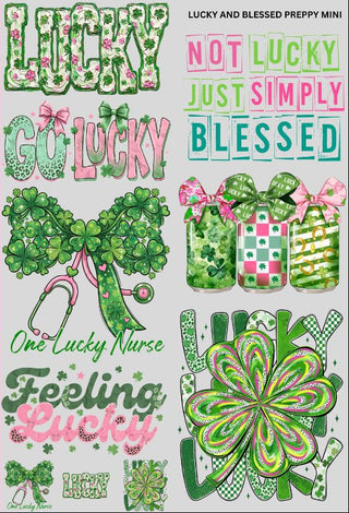 Lucky and Blessed Preppy Mini
