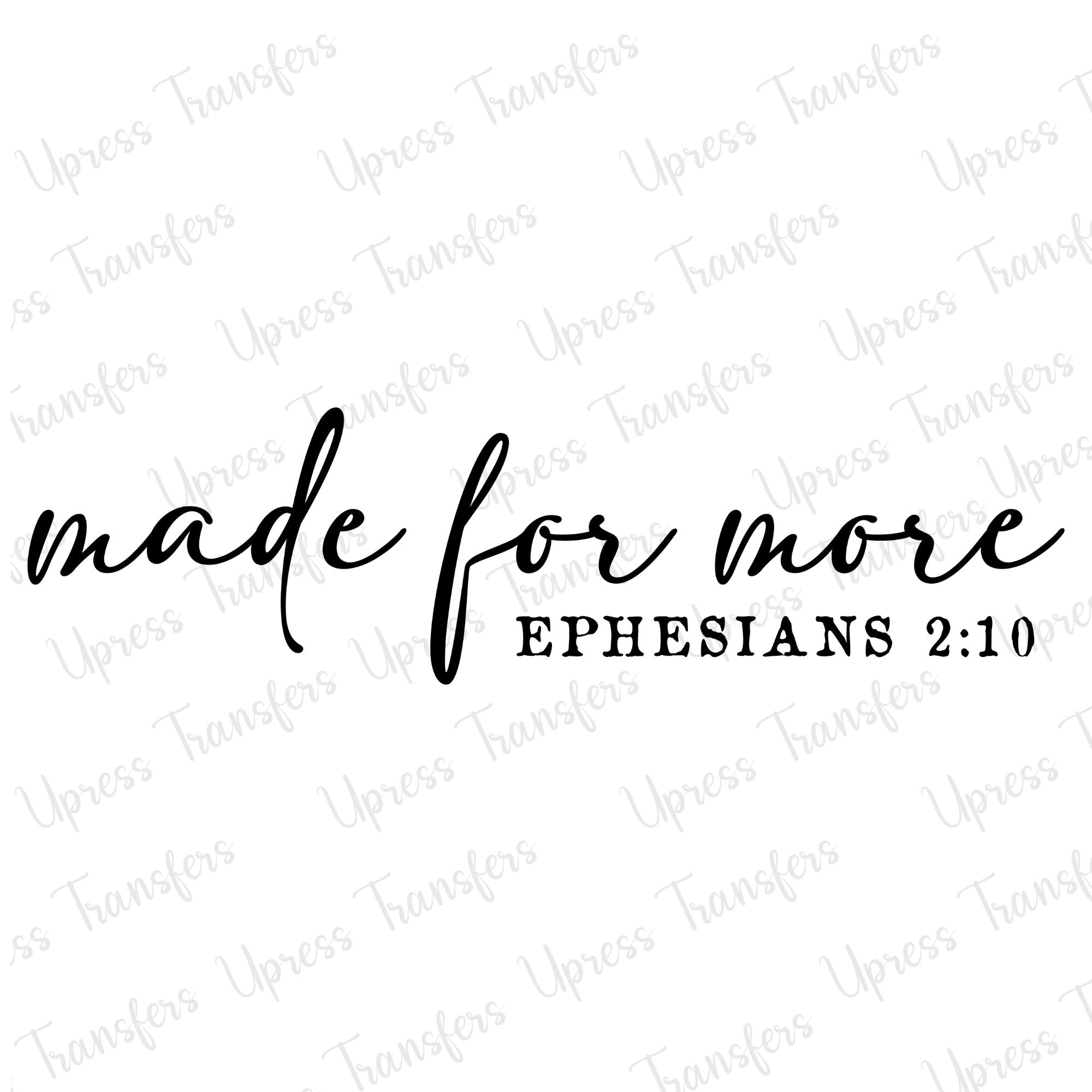 Made For More