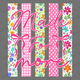 Made For More Patterned Ribbon