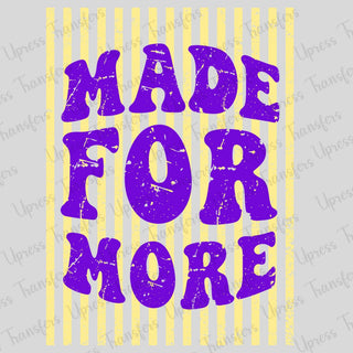 Made For More Stripped