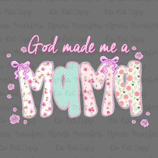 Made Me A Mama Scalloped