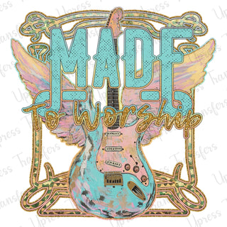 Made To Worship Mint Glitter