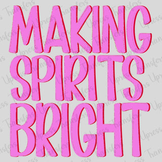 Making Spirits Bright Handwriting
