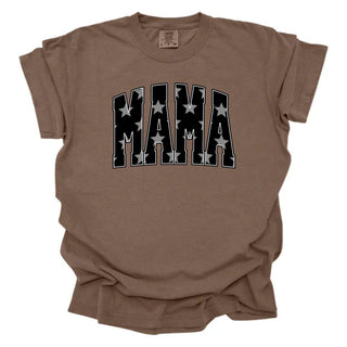 Mama Black Patterned Stars