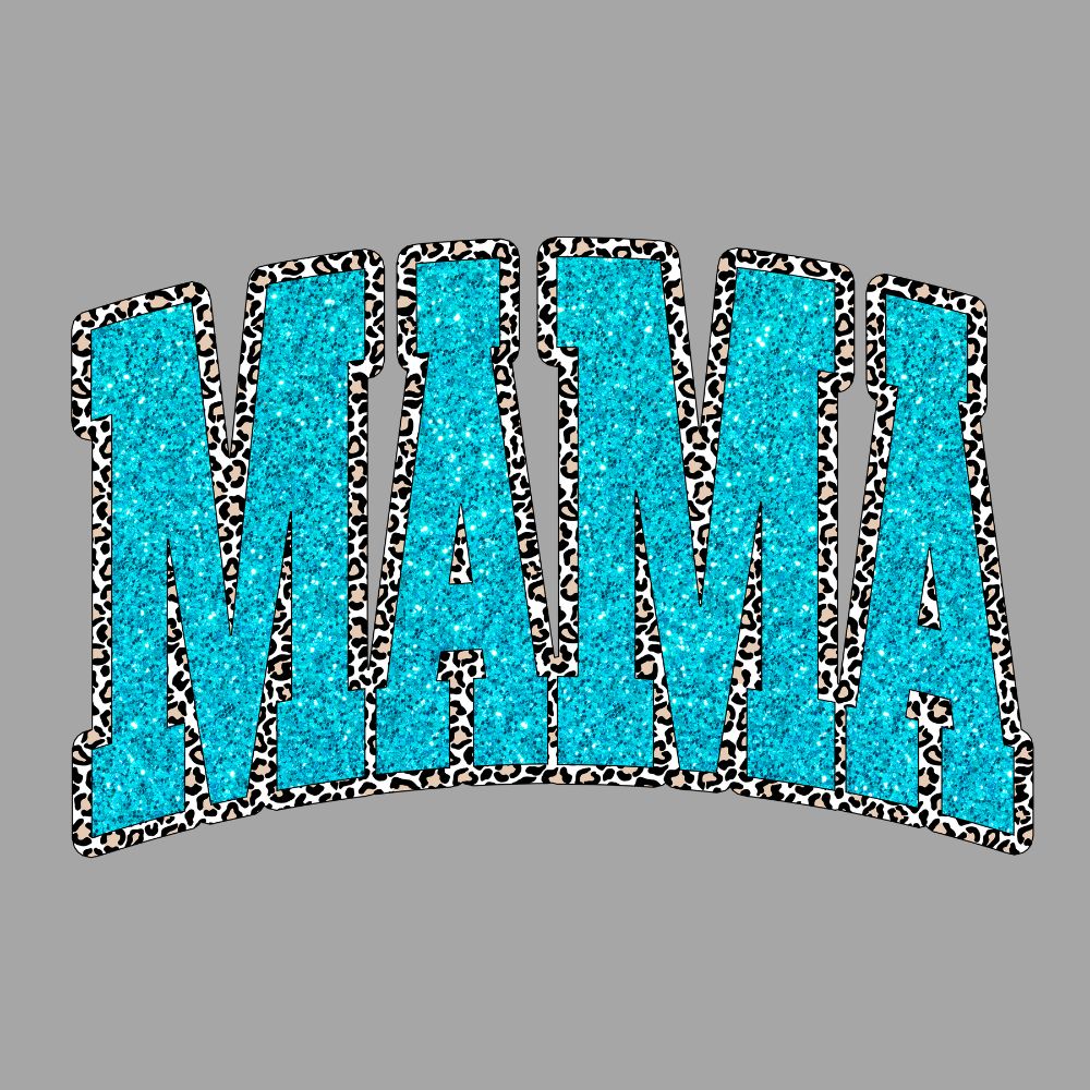Mama Glitter Blue