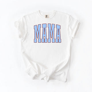Mama Blue Plaid Sparkle