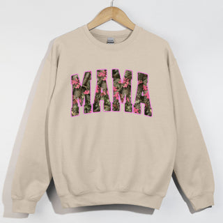 Mama Camo Pink Outline