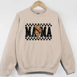 Mama Checkered Football Pattern Bolt