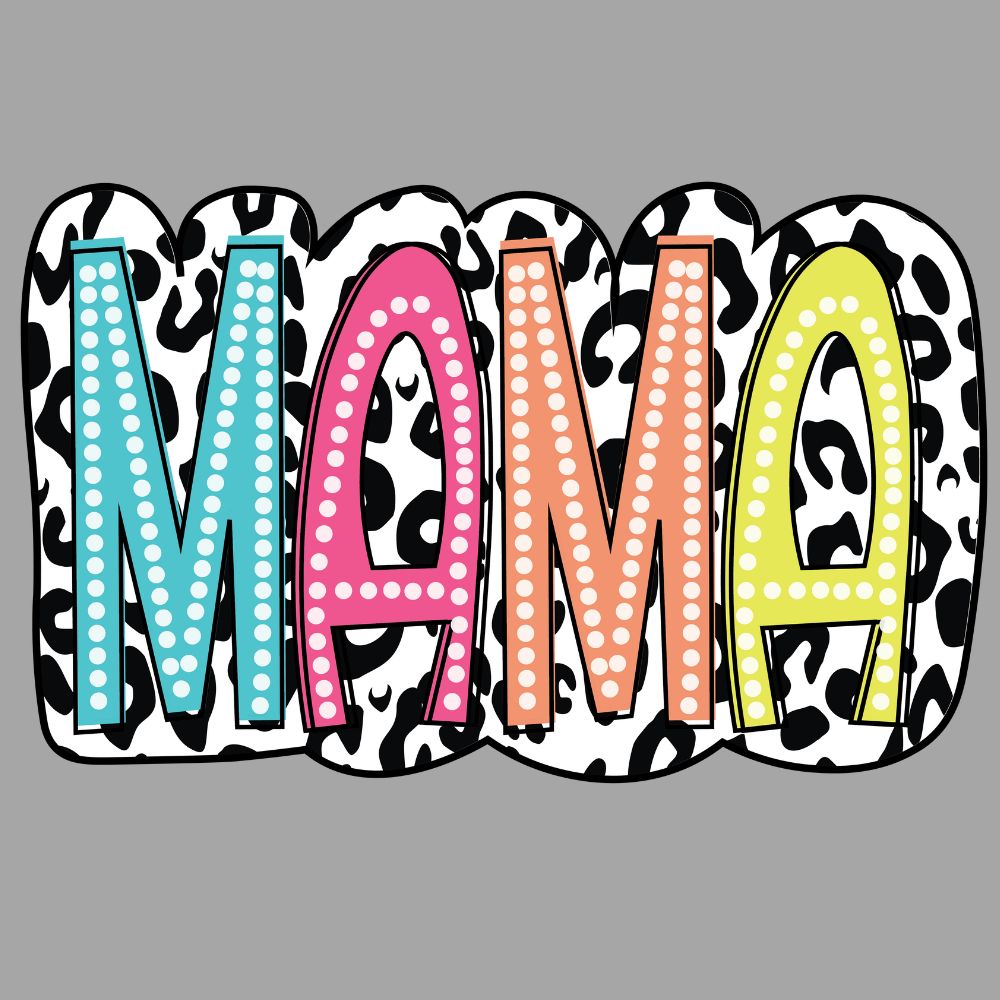 Mama Cheetah Dots – U Press Transfers